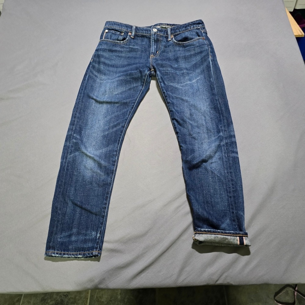 Denim & Supply Ralph Lauren Jeans Womens 28 Blue Skinny Boyfriend Selvedge